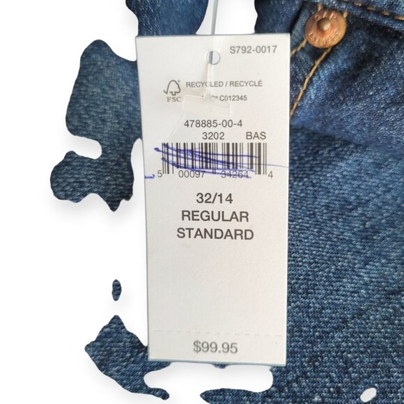 Gap dark wash High Rise Kick Flare Ankle Length Jeans Spring 2025 NWT size 14 - Picture 8 of 16